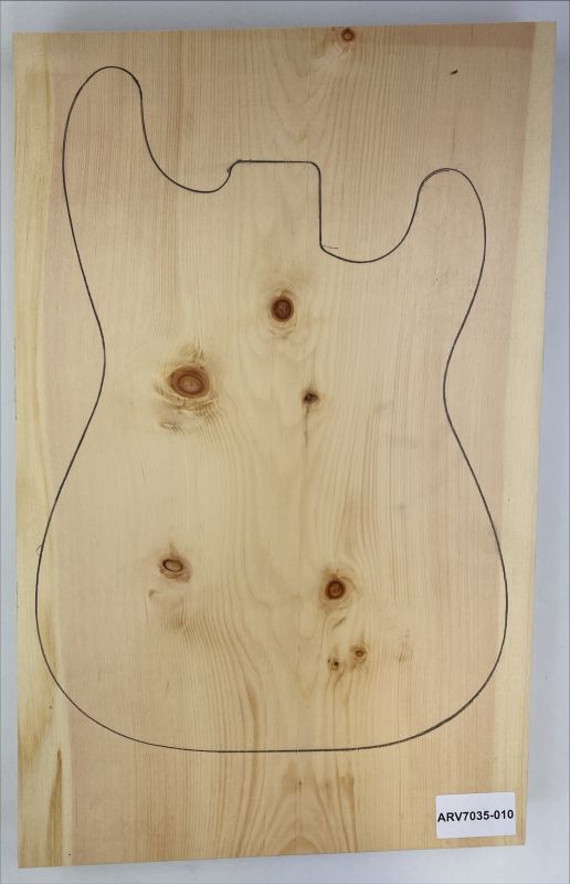 Body Swiss Pine, Unique Piece #010, 1-pc., 570 x 360 x 50mm